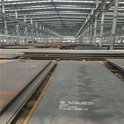 Nm450 हॉट रोल्ड माइल्ड कार्बन स्टील शीट प्लेट Nm500 वियर रेजिस्टेंस हाई स्ट्रेंथ