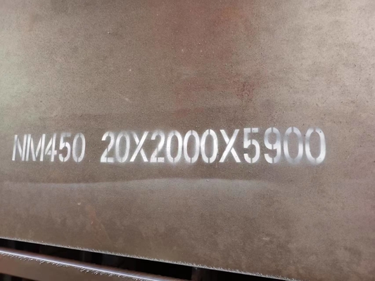 हॉट रोल्ड स्टील प्लेट 200 मिमी पहनने के लिए प्रतिरोधी स्टील प्लेट AR500 स्टील प्लेट NM500