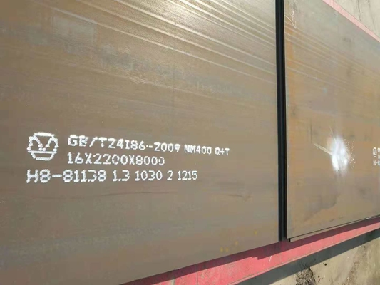 हॉट रोल्ड स्टील प्लेट 200 मिमी पहनने के लिए प्रतिरोधी स्टील प्लेट AR500 स्टील प्लेट NM500